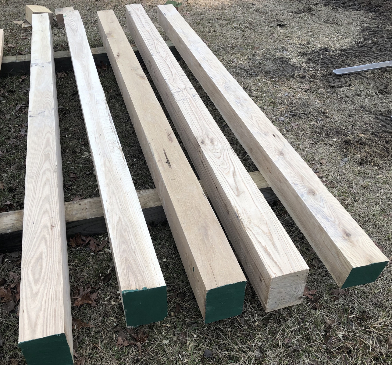 150x150x2000mm Oak Beams ****BEST European Oak Beams**** Garden & Patio Landscaping & Garden