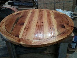 5 foot custom antique pine table