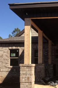 hewn look cypress post